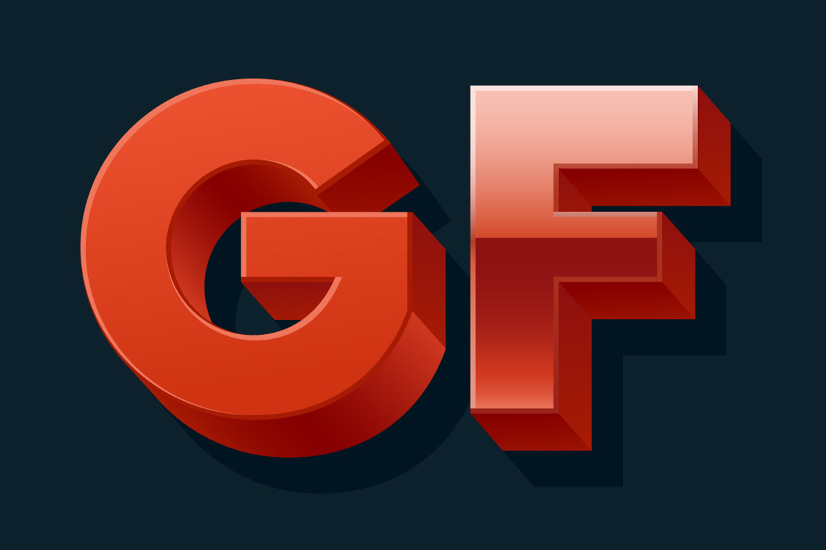 Vector alphabet of simple 3d letters, an Object Graphic by popskraft (Photo 6 of 8)