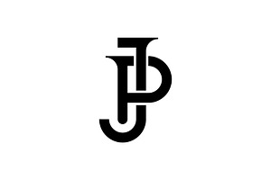 Monogram Letter JP PJ Logo, a Branding & Logo Template by Buqancreative