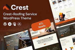 Crest - Roofing WordPress Theme, a WordPress Template by ThemesRain