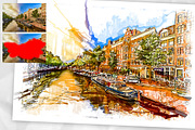 Marker Sketch Photoshop Action, an Action Add-On by GorynArt (Thumbnail 7 of 20)