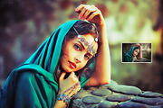 Oil Paint Cartoon Effect, an Action Add-On by U_Design (Thumbnail 4 of 6)