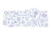 Artificial intelligence banners, a Technology Illustration by Good Studio (Thumbnail 2 of 8)