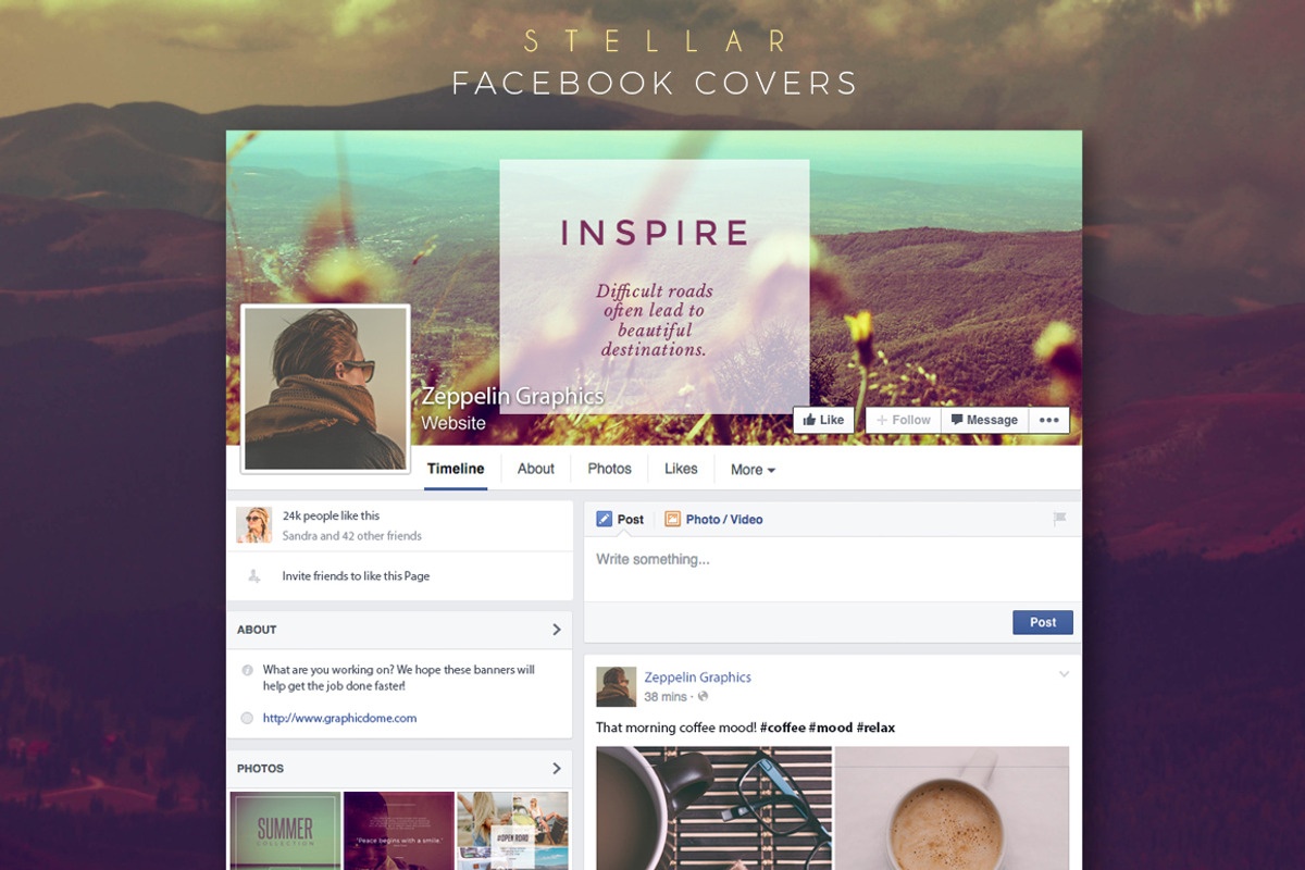 Stellar Social Media Banner Pack, a Templates & Theme by Graphicdome (Photo 8 of 14)