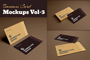 Business Card Mockups Vol-3, an Advertising Mockup by alimran24 (Thumbnail 1 of 12)