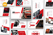 Hicars Automotive Google Slides, a Presentation Template by kerismaker (Thumbnail 1 of 6)