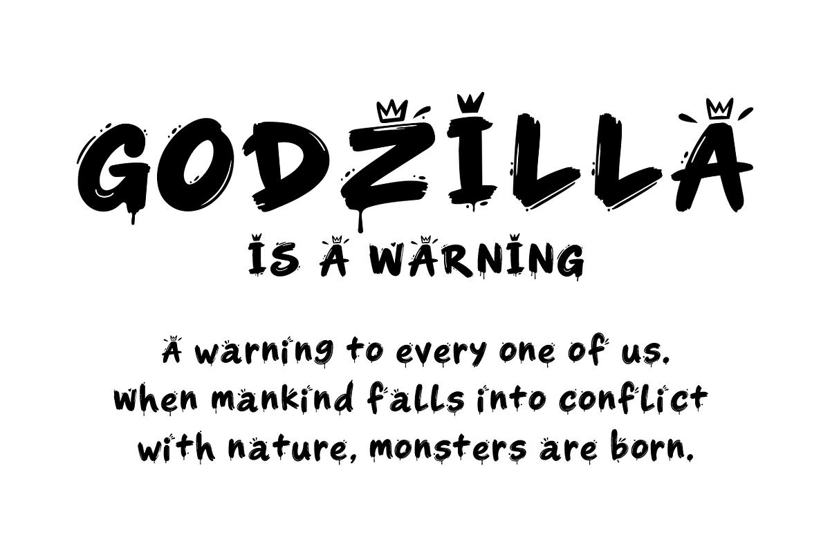 Glphzilla, a Handwritten Font by OMG IT'S LINDZ (Photo 3 of 6)