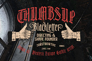Wellfoge Blackletter Rough Font, a Blackletter Font by alit design (Thumbnail 8 of 20)