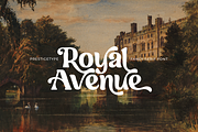 Royal Avenue Display Serif Font, a Serif Font by Prestigetype (Thumbnail 1 of 16)