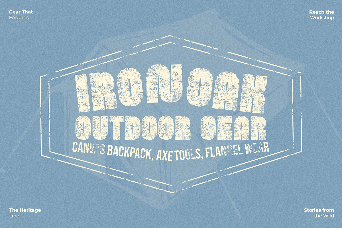Bamboly Stamp, a Sans Serif Font by Craft Supply Co. (Photo 5 of 8)