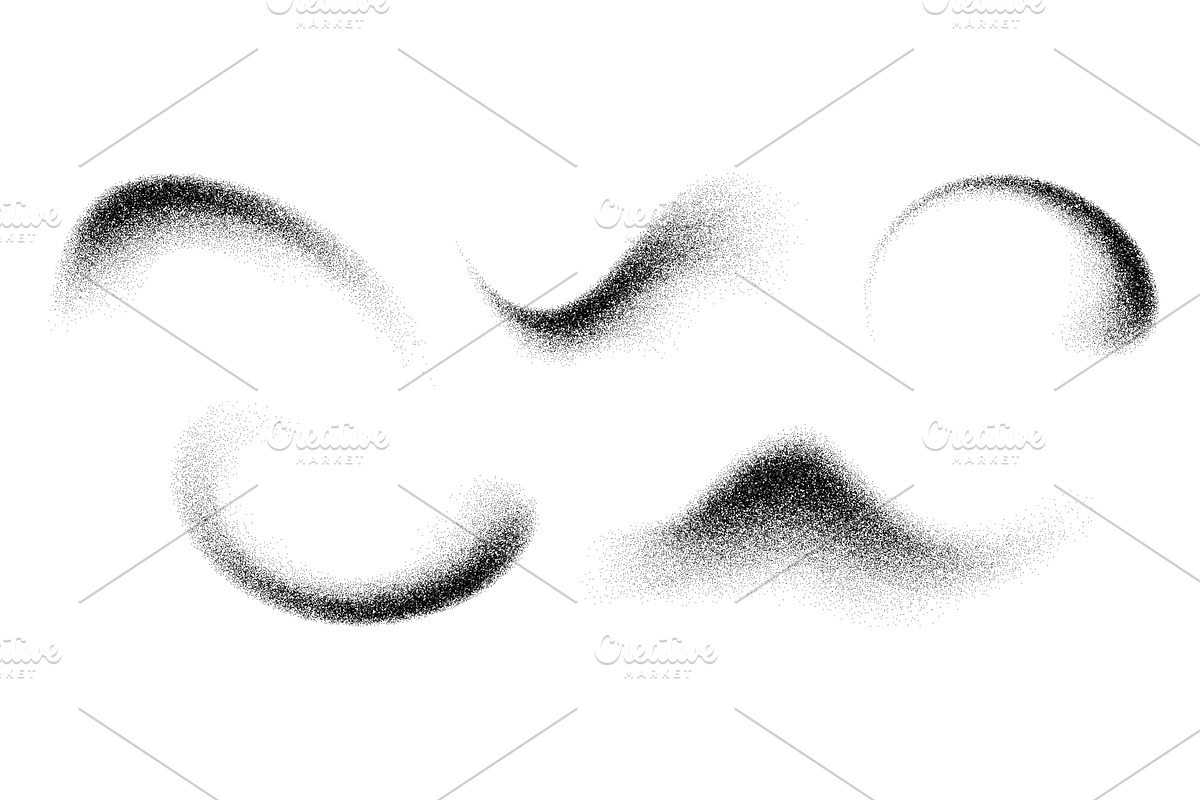 Noise grain wave spray, grainy dot, a Decorative Illustration by Buch&Bee