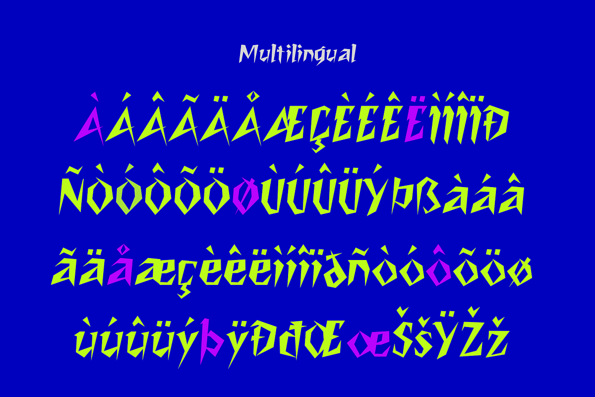 Cybrok – Cyber Handwritten Bold Font, a Serif Font by Drizy (Photo 4 of 8)