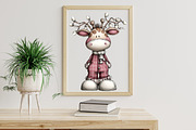 Whimsical Christmas Animal 21 PNG, an Animal Illustration by Libby Wishes (Thumbnail 5 of 7)