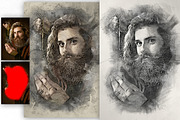 Charcoal Sketch Photoshop Action, an Action Add-On by GorynArt (Thumbnail 17 of 18)