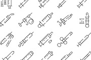 Syringe medical line icons set for, an Object Graphic by pikepicture (Thumbnail 3 of 3)