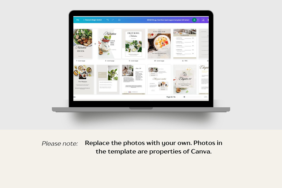 Nutrition coach ebook template /2, a Magazine Template by Deepa Template Studio (Photo 14 of 14)