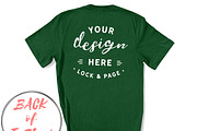 Back Of T-Shirt BC3001 Mockup Bundle, a Shirt Mockup by lock and page (Thumbnail 13 of 88)