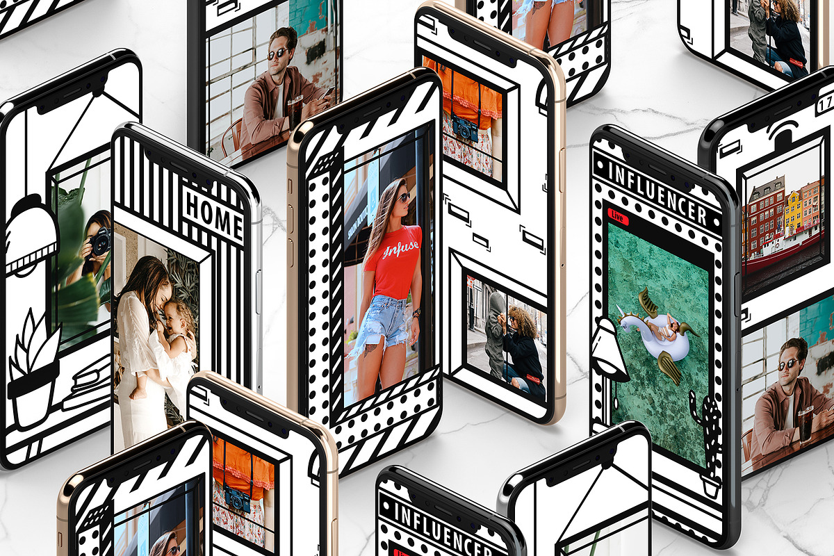 DoodleMe CANVA, PS Stories, a Social Media Template by Dasha_D (Photo 5 of 5)