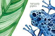 Tropic life Watercolor set, an Animal Illustration by Green_leaf_17 (Thumbnail 6 of 6)