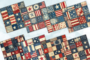 Vintage American Quilt Seamless, a Pattern Graphic by Paper & Pattern Studio (Thumbnail 2 of 8)