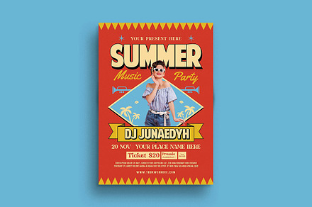 Summer Music Pary Flyer