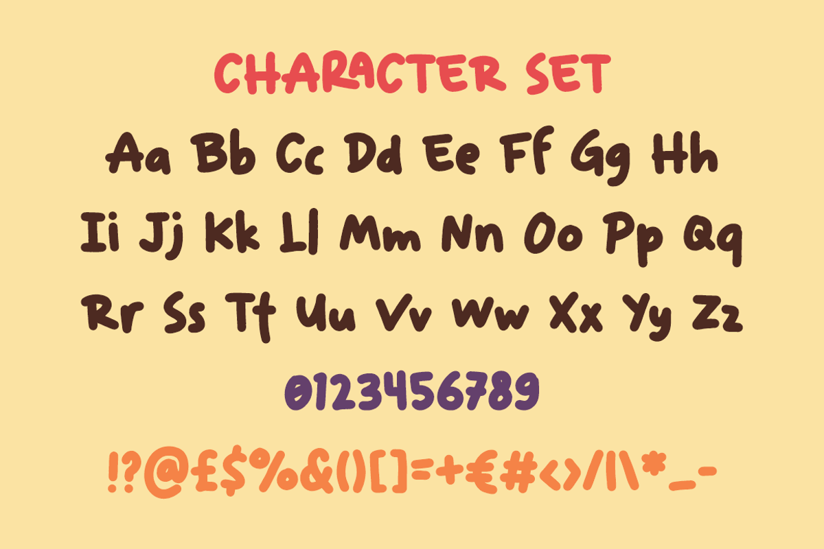 Nirakolu Playful Handwriting Font, a Font by PutraCetol Studio (Photo 5 of 5)