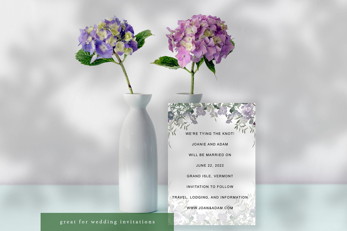 Watercolor Wildflower Clipart Set, an Illustration by Patishop Art (Photo 16 of 23)