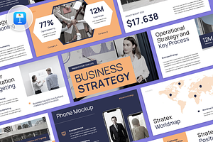 Business Strategy Keynote, a Presentation Template by rgbryand