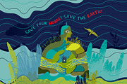 In Eco Love with Earth. Vector set, an Education Illustration by Shusha Guna Art (Thumbnail 8 of 14)