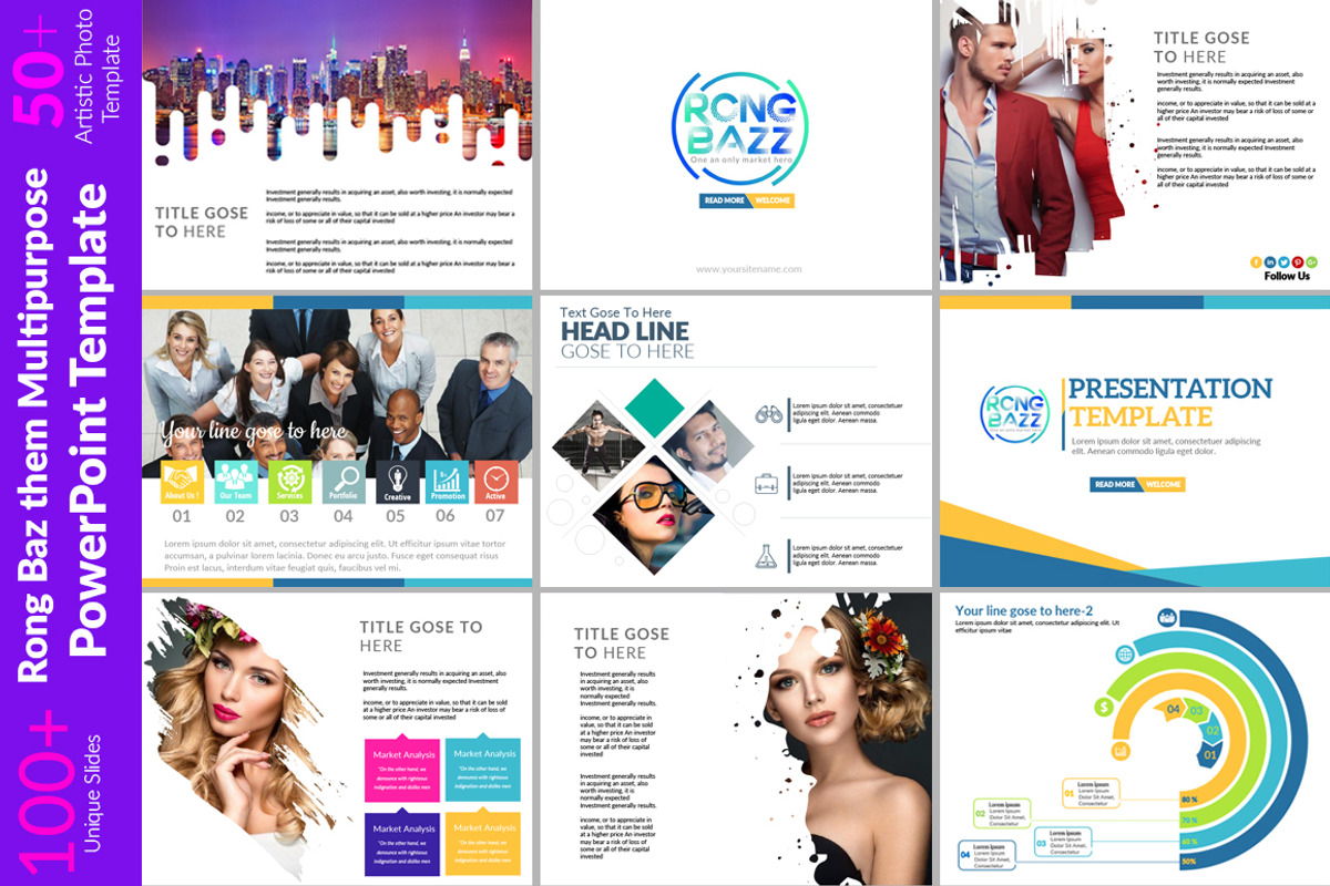 Multipurpose PowerPoint Template, a Marketing Template by MRI STUDIO (Photo 1 of 8)