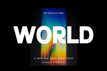 World Modern Sans Serif Font