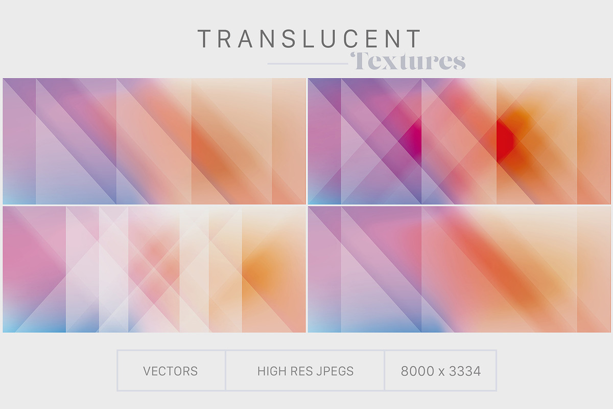 Translucent Textures, a Texture Graphic by Polar Vectors (Photo 3 of 12)