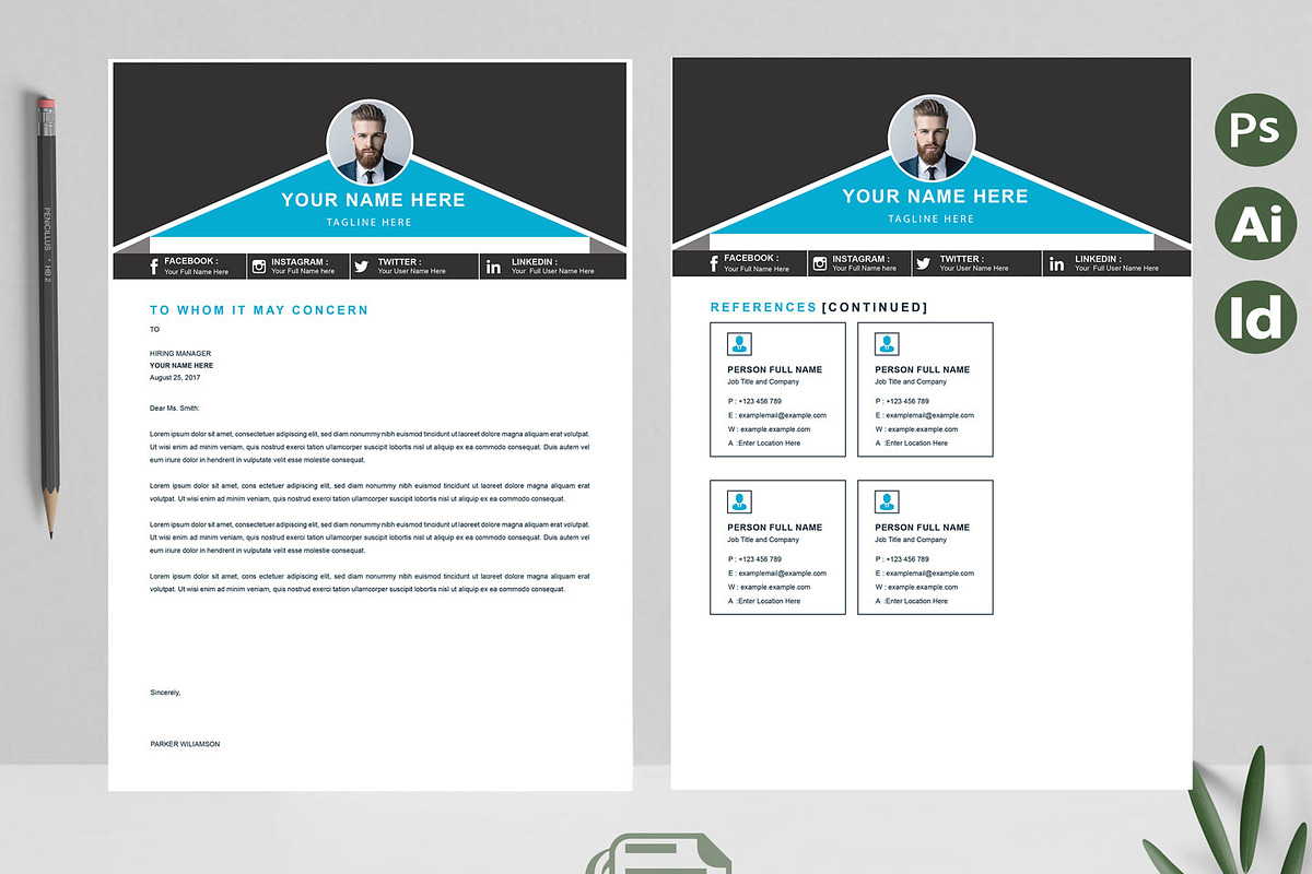 New Style Resume Template, a Resume Template by Attractive Resume (Photo 3 of 3)