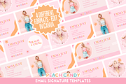 Pastel Email Signature Templates, an Email Template by SunshineStudioBoutique (Thumbnail 1 of 10)