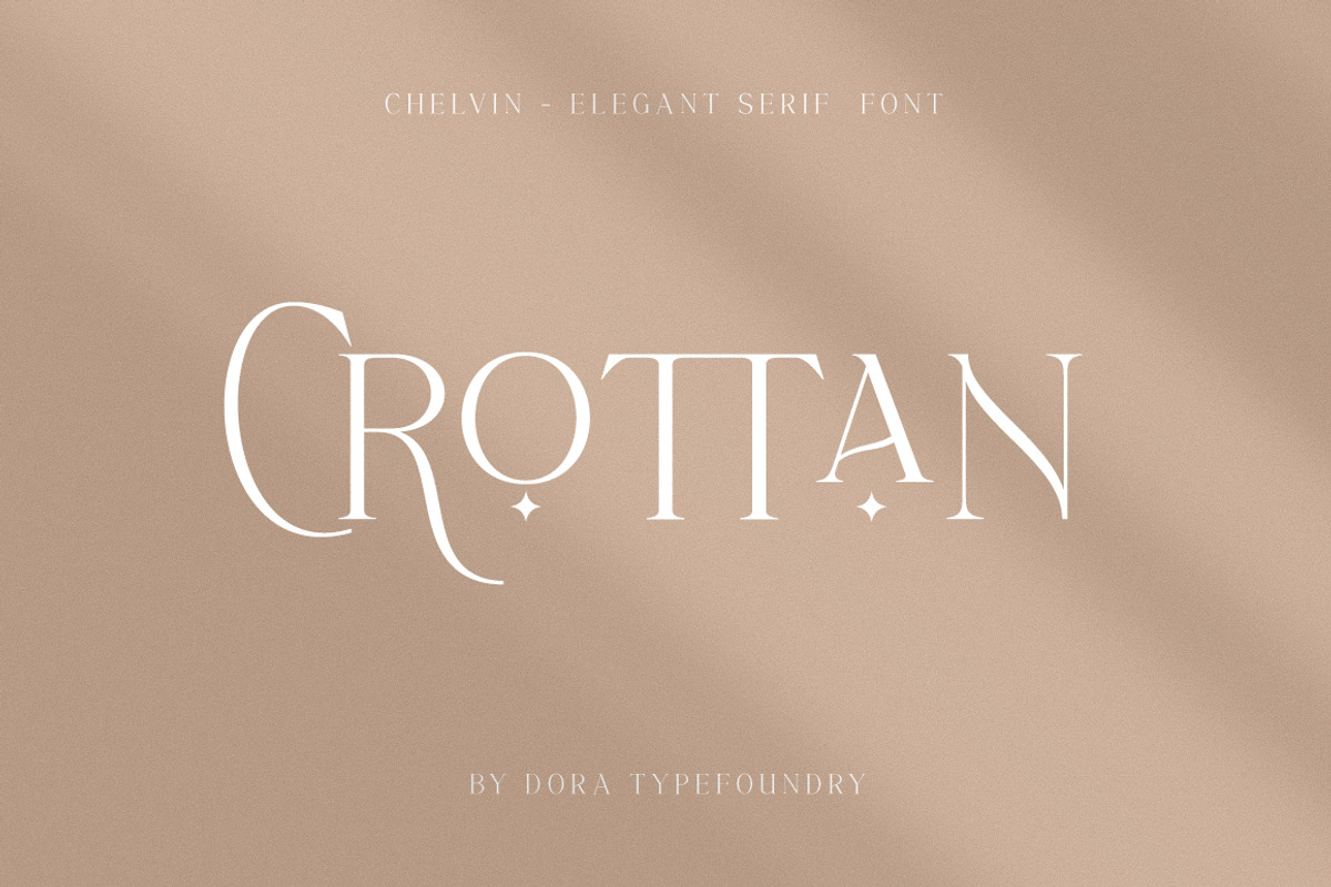 Chelvin Elegant Serif, a Serif Font by Dora Typefoundry (Photo 4 of 20)