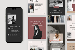 Gigi Rose Social Media Templates