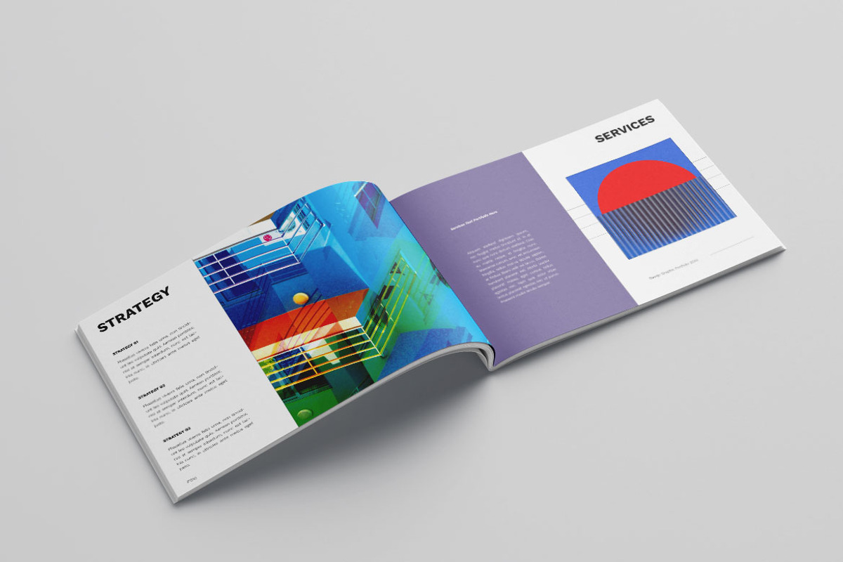Graphic Design Portfolio Vol.13, a Brochure Template by Bewalrus Studio (Photo 7 of 11)