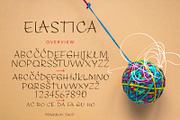 ELASTICA font + ELASTICA Icons font, a Handwritten Font by Inkoteka (Thumbnail 2 of 6)