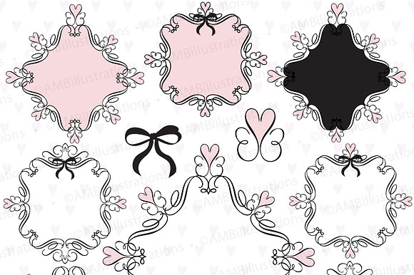 Wedding Invite Frames AMB-800 preview 2