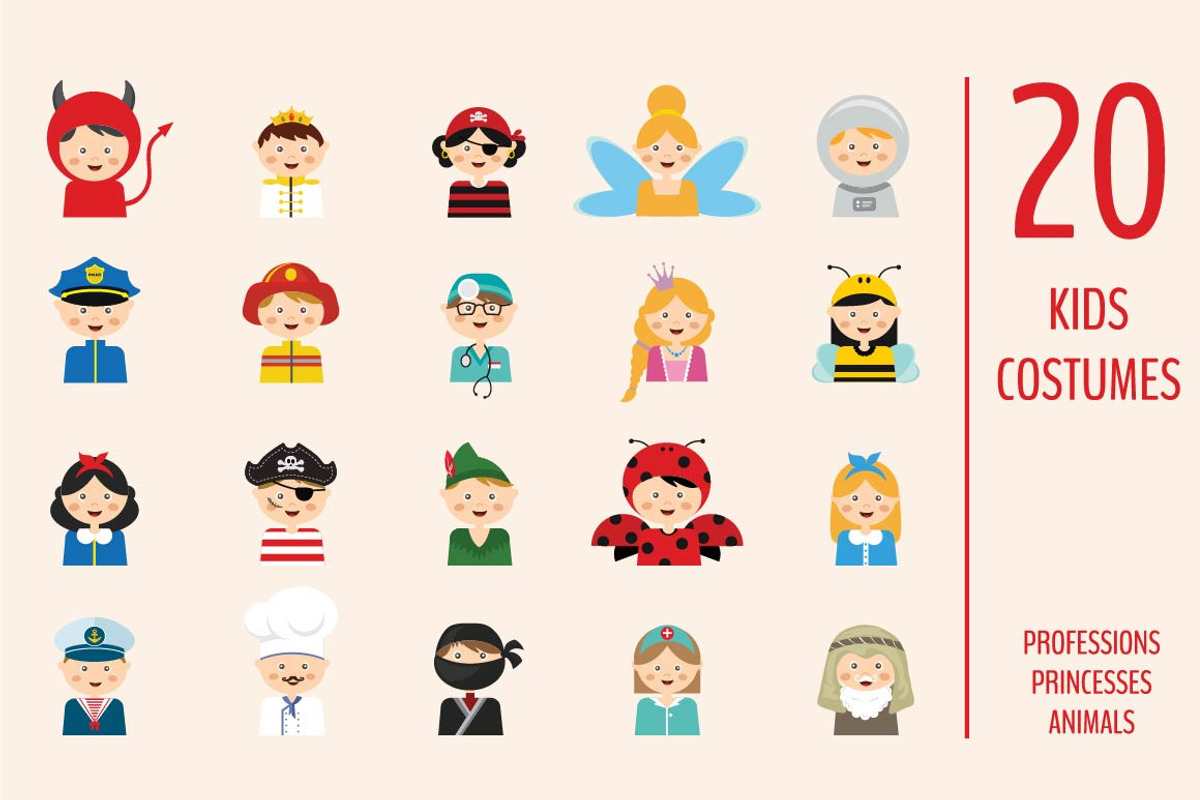 Costumed kids, a Person Illustration by jenny lipets