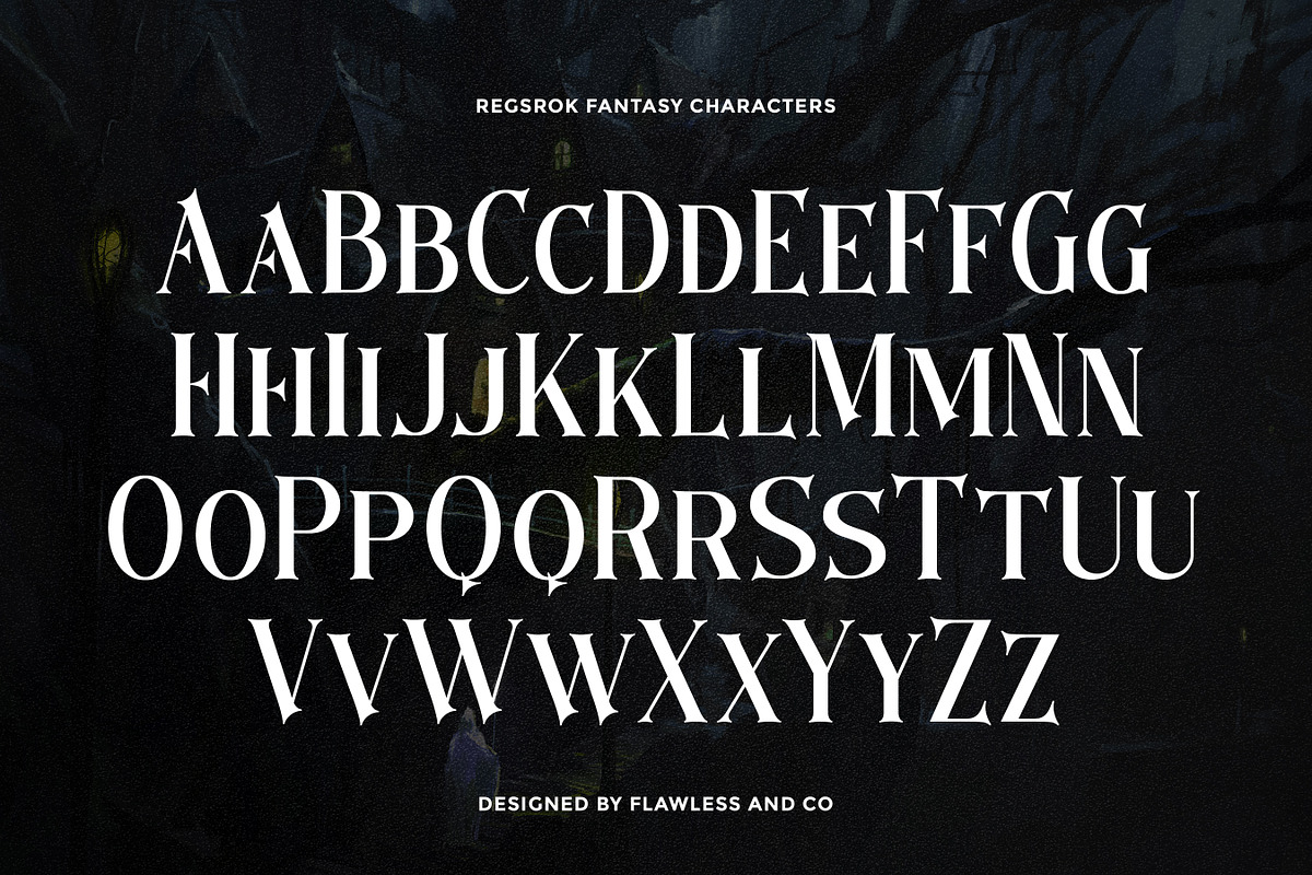 Regsrok - Fantasy Game Serif Font, a Serif Font by Flawless And Co (Photo 7 of 10)