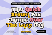 Sugar Peachy - Retro Soft Family, a Serif Font by Dharmas Foundry (Thumbnail 4 of 15)