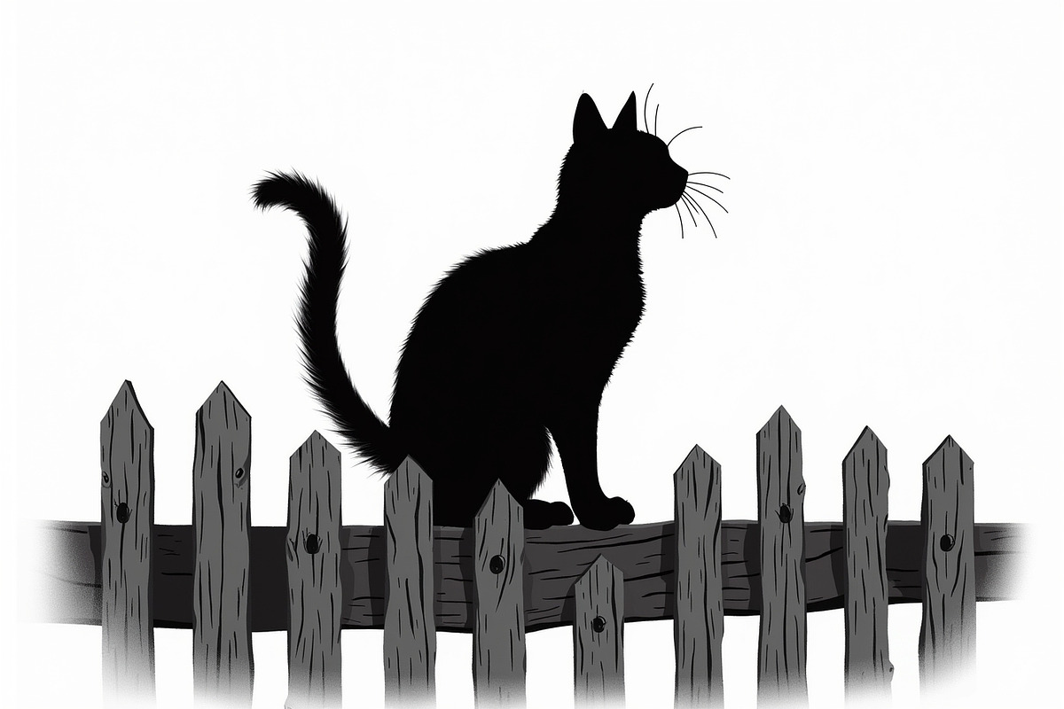 Elegant Cat  Silhouette Bundle, an Object Graphic by hafijul (Photo 5 of 11)