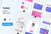 Tulist - Blogger Writer Mobile App, an App Template by INSPR STD (Thumbnail 1 of 3)