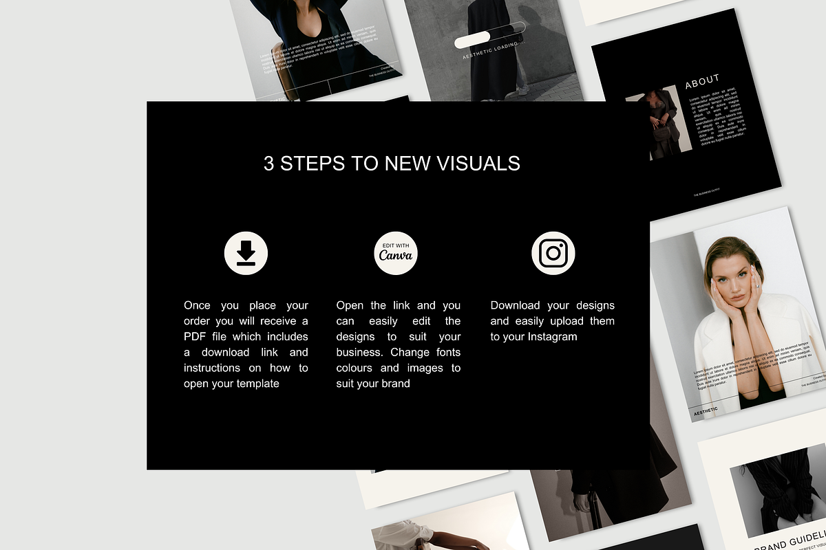 Minimal Instagram Posts - Canva, a Social Media Template by thebusinessoutfit (Photo 9 of 9)