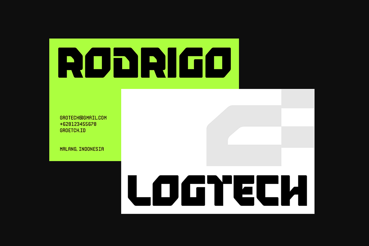 Vyke - Bold Modern Futuristic Font, a Sans Serif Font by Pekotype (Photo 10 of 15)
