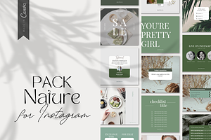 130 Nature Instagram Templates