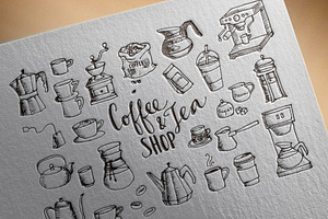 Coffee & Tea Shop Illustrations