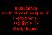 Bitterblood - Horror font, a Font by zamjumps (Thumbnail 6 of 7)