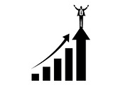 50 Business Growth Success Icons Bun, an Illustration by Designer_Momina (Thumbnail 6 of 51)