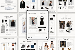 Fashion Blogger LTK Canva Template